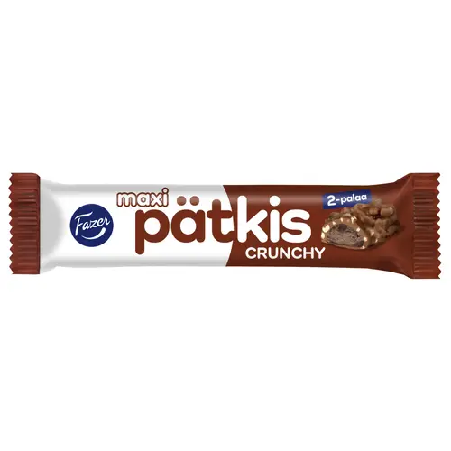 Шоколадный батончик Fazer 55 г Pätkis Maxi Crunchy
