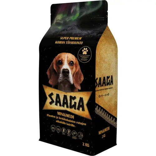 Корм для собак Saaga 2 кг Mini & Medi