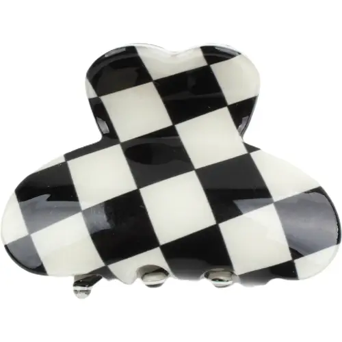 Заколка для волос Miny черно-белая