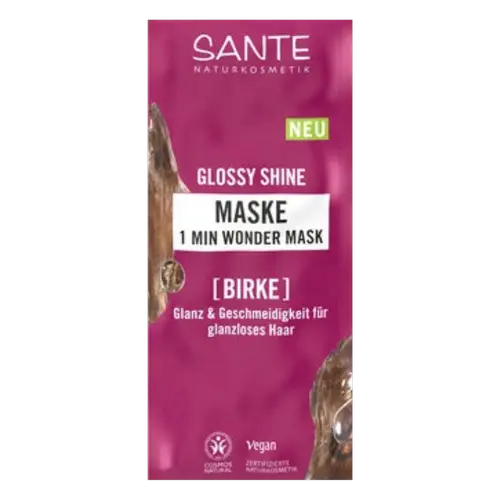 Sante Glossy Shine Mask - Маска для волос 20 мл