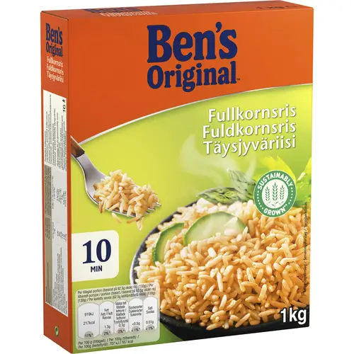Цельнозерновой рис Ben's Original 1 кг