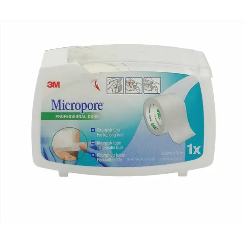 Лента Micropore Fiber белая 2,5 см x 9,1 м