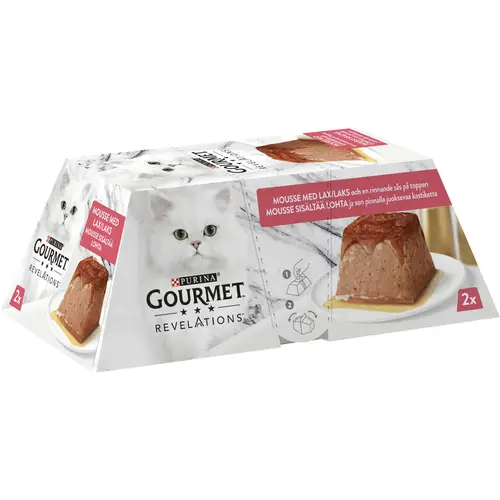 Корм для кошек Gourmet 2 x 57 г Revelations лосось