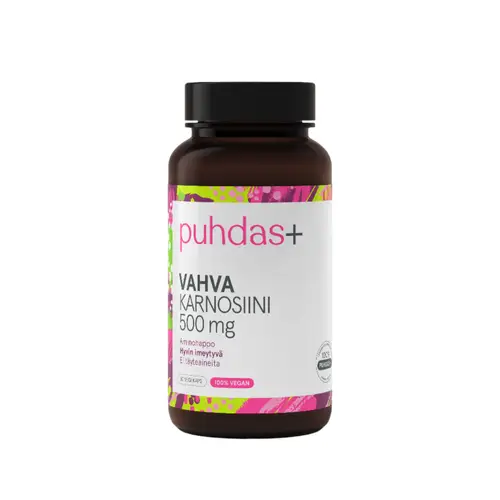 Pure+ Strong Carnosine 500 мг 50 капсул.