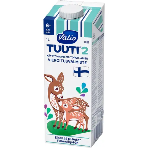 Продукт детоксикации на молочной основе Valio 1 л Tuuti® 2 UHT
