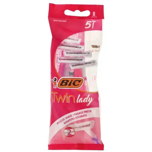 Рукоятка лезвия BIC 5 шт. Twin Lady