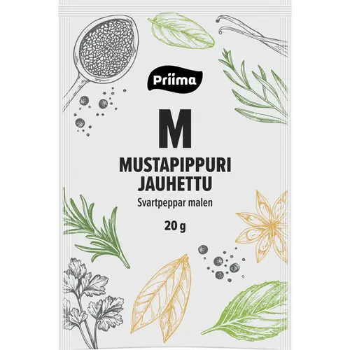 Черный перец 20 г, молотый