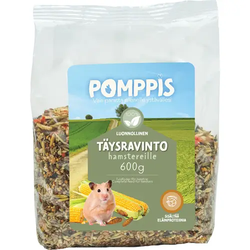 Полнорационный корм для хомяков Pomppis 600 г