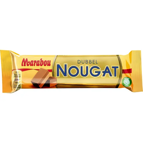 Dubbel Nougat 43 г шоколадный батончик