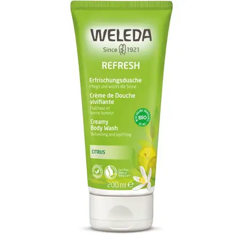Weleda Refresh Creamy Body Wash Citrus - Цитрусовый крем для душа 200 мл