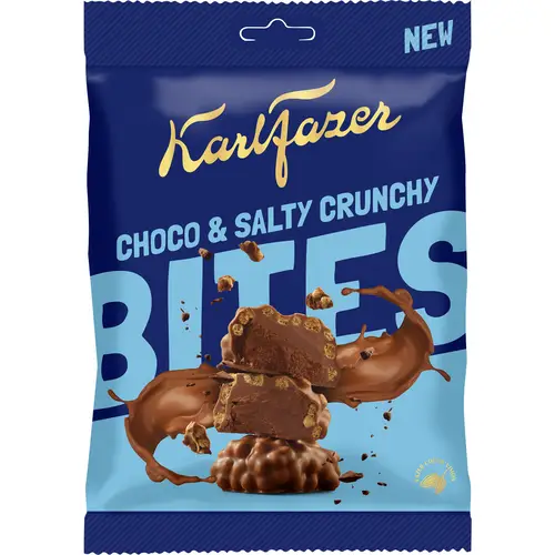 Хрустящие кусочки Karl Fazer 94 г Choco & Salty