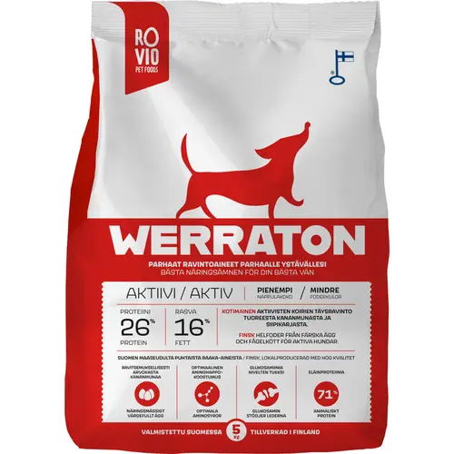 Корм для собак Werraton 5 кг активный
