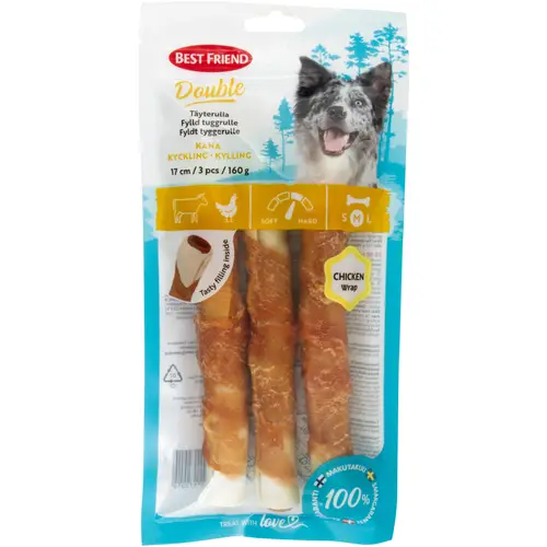 Рулет с начинкой Best Friend 3 шт. 160 г Двойная курица