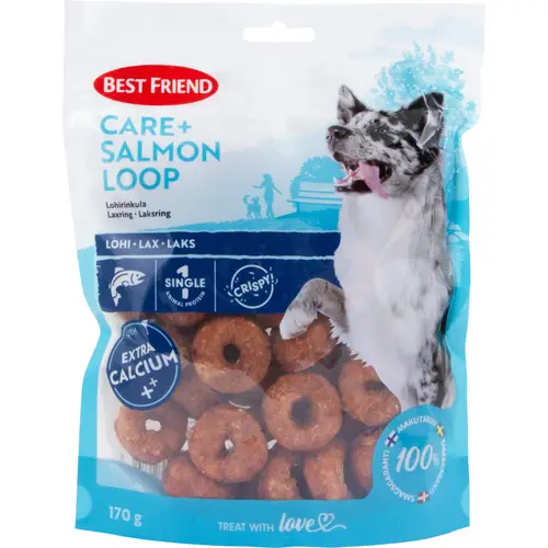 Лакомство для собак Best Friend 170 г Care+ рулет с лососем