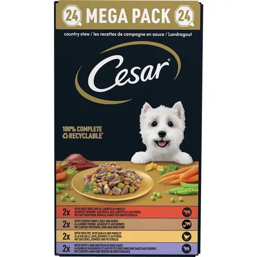 Корм для собак Cesar 24 x 150 г соус Country Stew
