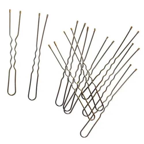 Заколки для волос Breathless 10 шт. коричневые 6 см