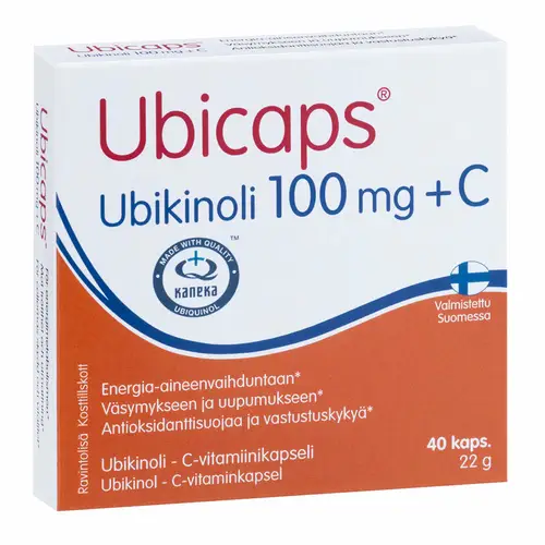 Ubicaps Убихинол 100 мг + C 40 капс.