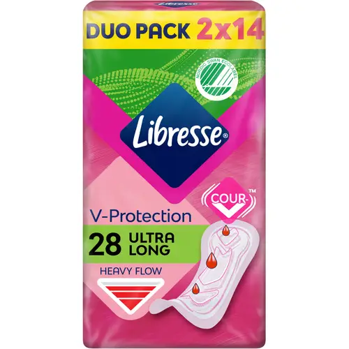 Гигиенические прокладки Libresse 28 шт. Ультра длинные без крылышек