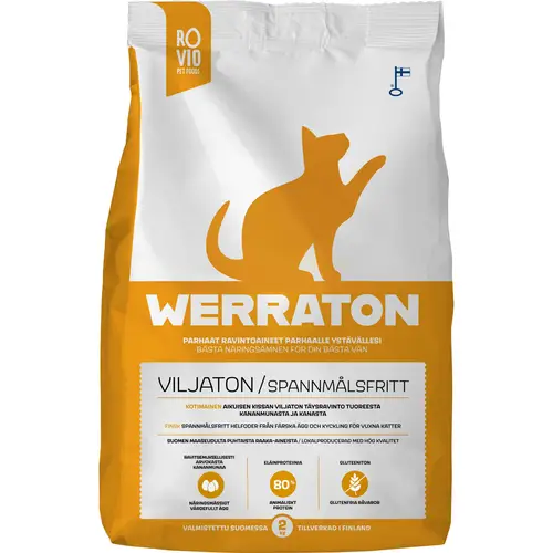 Корм для кошек Werraton 2 кг беззерновой