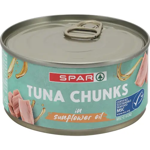Тунец кусок SPAR 190/140 г в масле