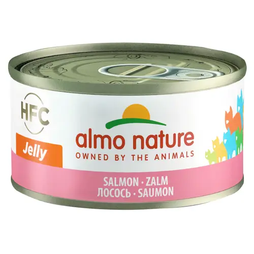 Корм для кошек HFC Jelly лососевое желе 70 г
