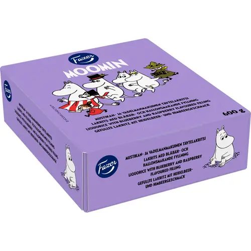 Лакричный батончик 30 шт. 600 г Moom's черника-малина