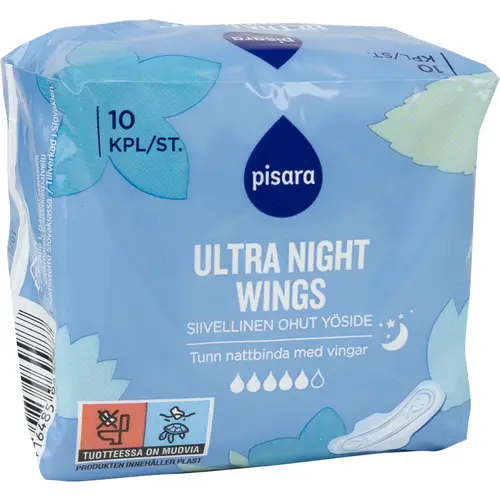 Terveysbande Drop 10 pcs night with wings