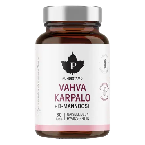 Purishtamo Strong Cranberry + D-Mannose 60 капсул.