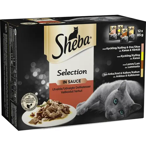 Корм для кошек Sheba 12 x 85 г Select Slices в соусе