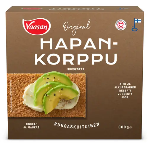 Hapankorppu Vaasan 300 g