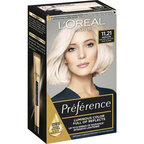 Стойкий краситель Loreal Preference Blondissimes 11.21 Crystal Blonde