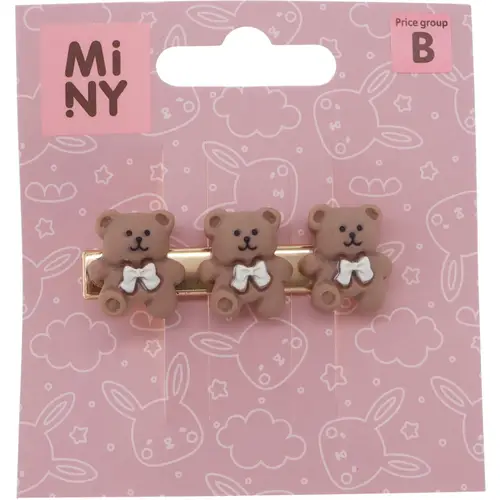 Заколка для волос Miny teddy bears