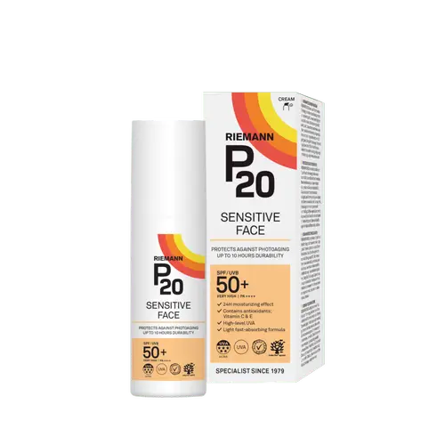 Солнцезащитный крем для лица P20 Sensitive Face SPF50+ 50 г