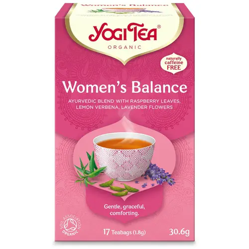 Yogi Tea Women's Balance - мягкая чайная смесь для женщин 17 чайных пакетиков.