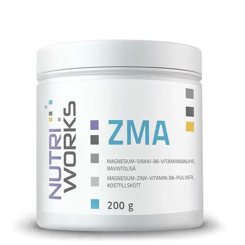Nutri Works ZMA - порошок магния, цинка и витамина B6 200 г