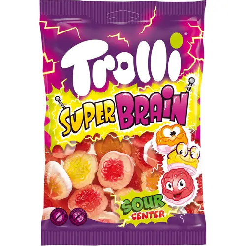 Пакет конфет Super Brain Trolli 175 г