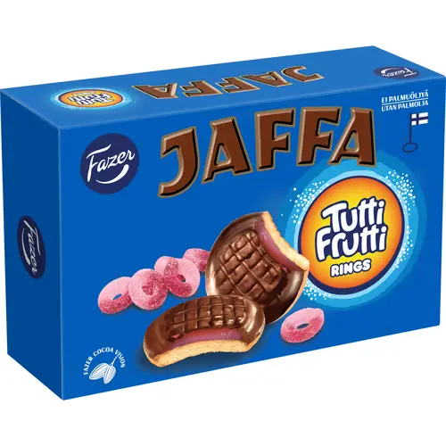Печенье Jaffa Fazer 300 г Tutti Frutti Rings