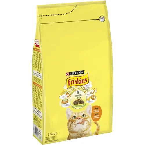 Корм для кошек Friskies 3,5 кг для взрослых с курицей и овощами