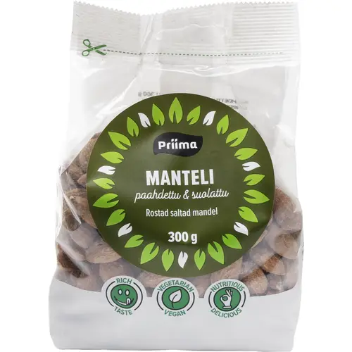 Миндаль Приима 300 г жареный и соленый