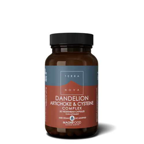 Terranova Dandelion - комплекс одуванчика, артишока и цистеина 50 капсул.