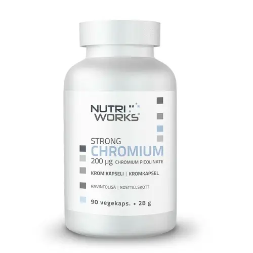 Nutri Works Strong Chromium 200 мкг - капсулы с хромом 90 капсул.
