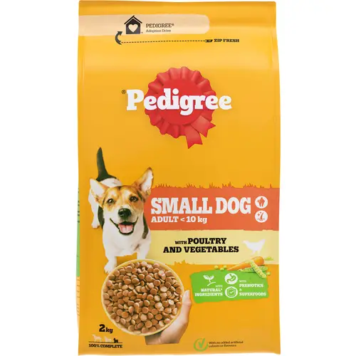 Корм для собак Pedigree 2 кг Мини-птица и овощи