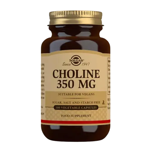 Solgar Choline 350 мг - Холин 100 капс.