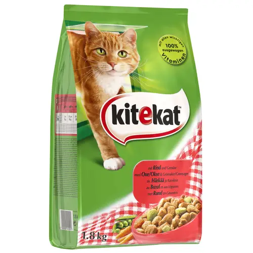 Корм для кошек 1,8 кг говядина-овощи