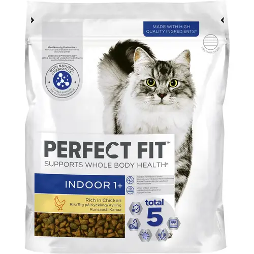 Корм для кошек Perfect Fit 750 г для домашней курицы