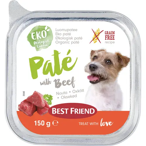 Корм для собак Best Friend 150 г органическая говяжья котлета