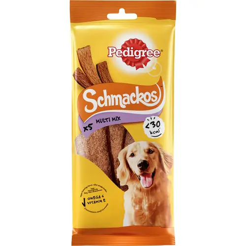 Лакомство для собак Pedigree 36 г Schmackos Multimix