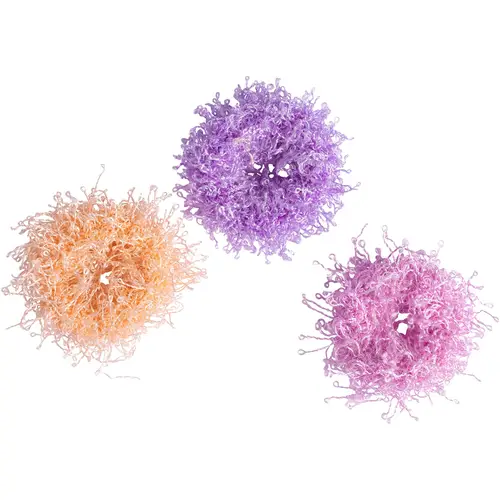 Пушистые петельки для волос Cailap 3 шт., маленькие