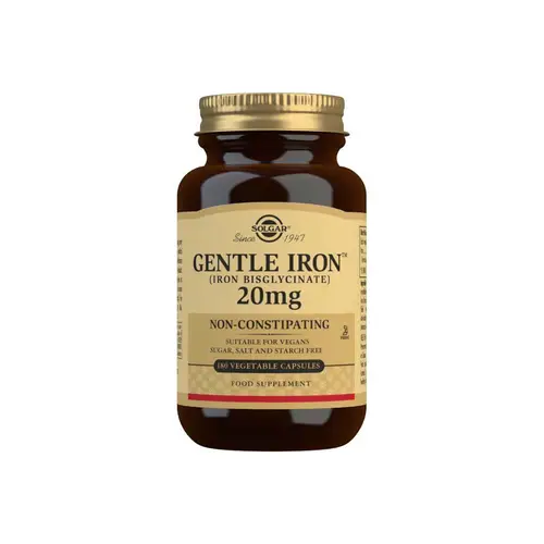 Solgar Gentle Iron 20 мг - Препарат железа 180 капс.