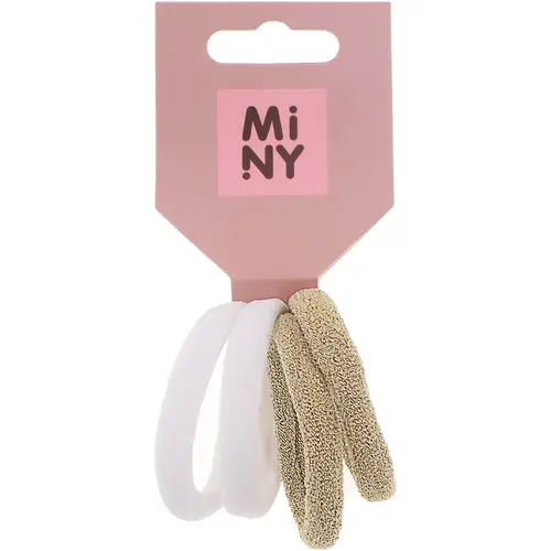 Заколка для волос Miny 4 шт. золото/белая